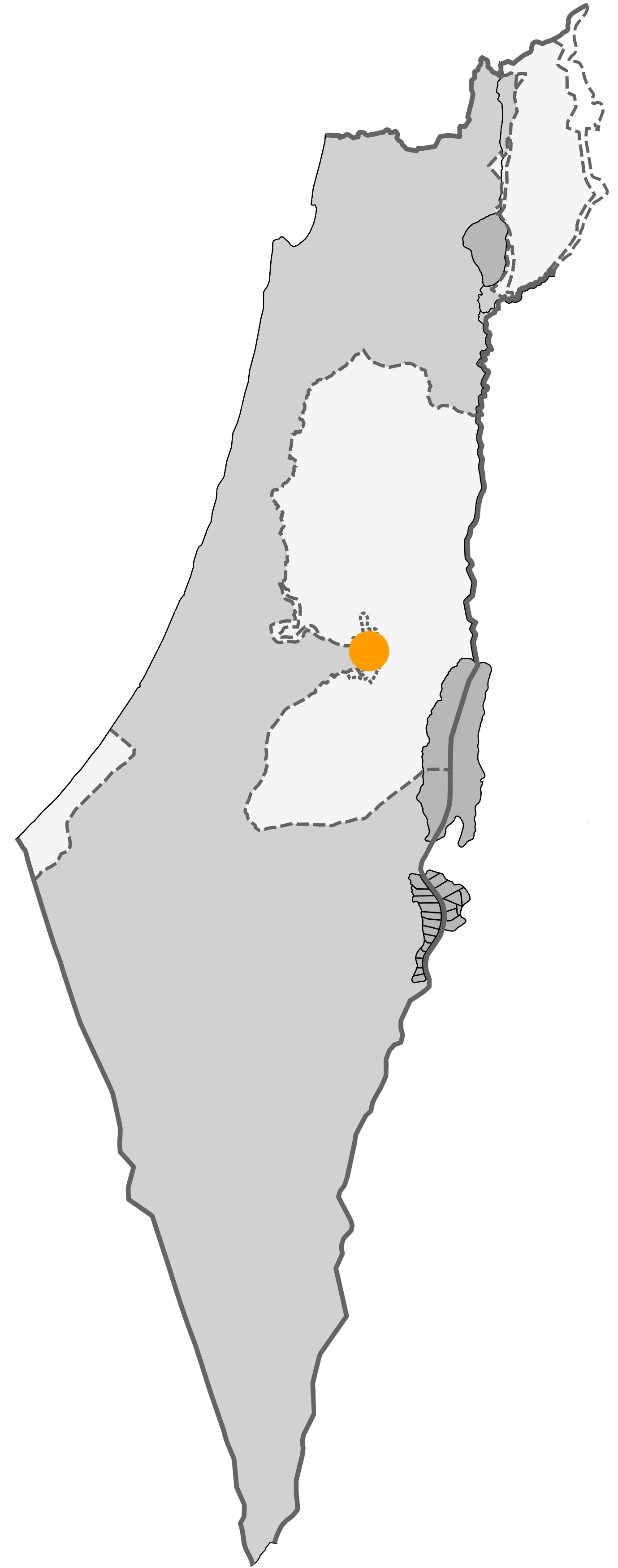 Mapa — jerozolima