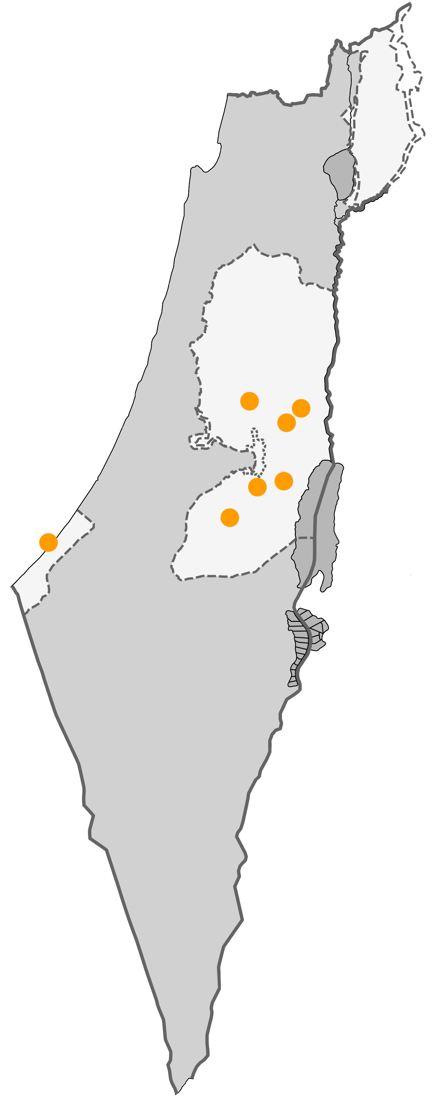 Mapa — palestyna